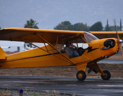 Advanced Aviation Student, Preston Volk, flew solo on his 16th birthday, November 14th!