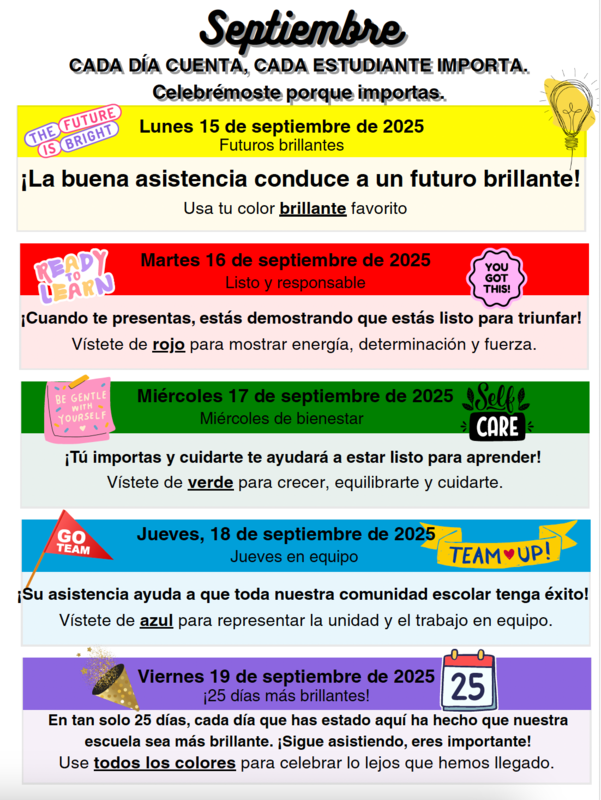 Spanish Spirit Week