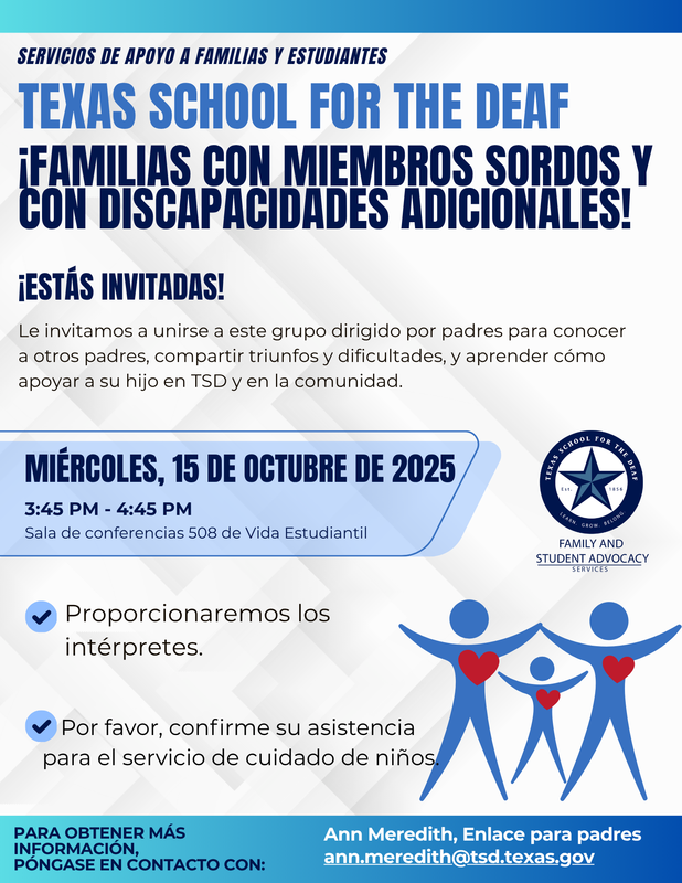Deaf Plus Parent Group Gathering