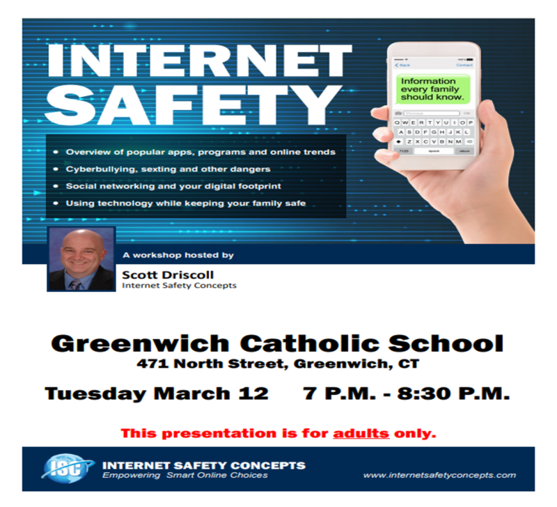 Internet Safety Workshop for Parents March 12th Thumbnail Image