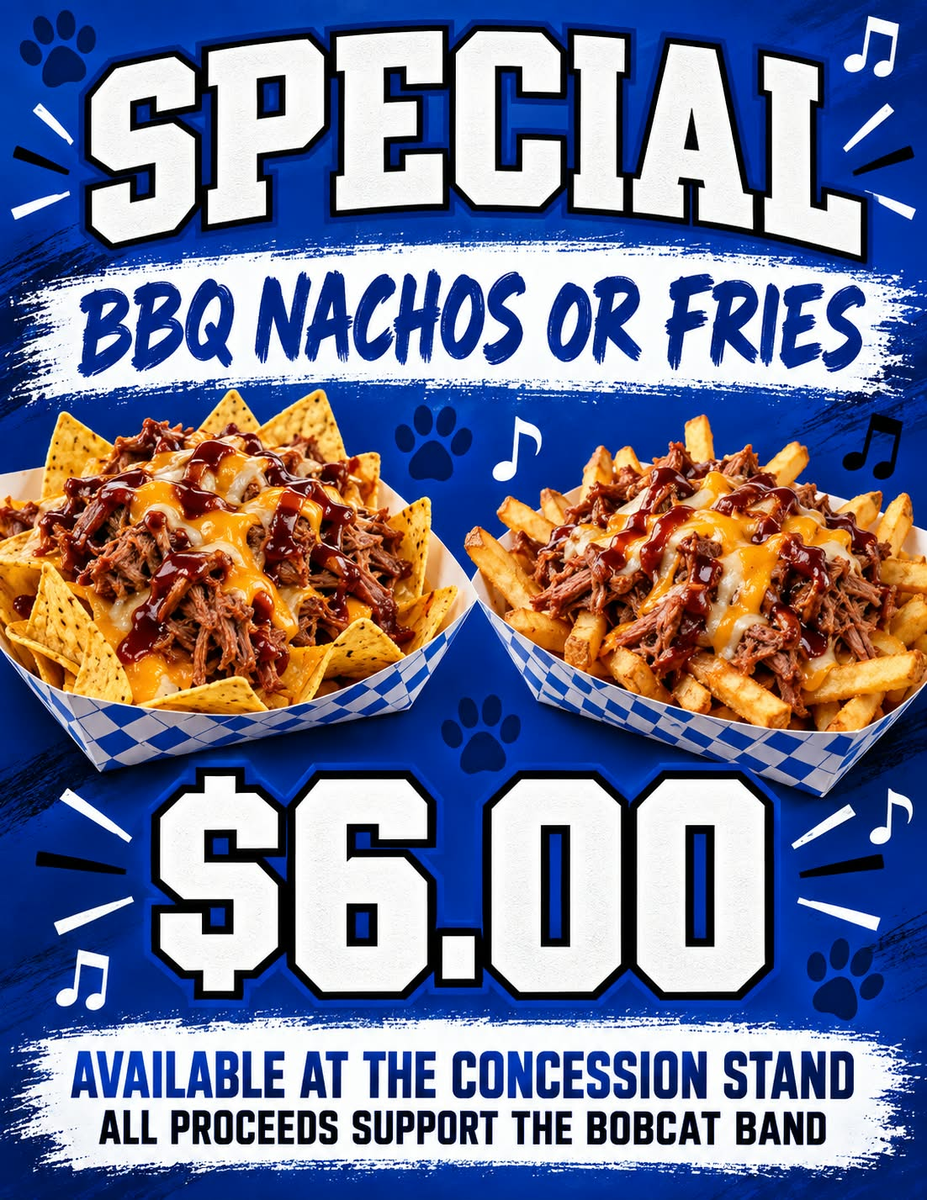 Bobcat Band BBQ Nachos 9.24.2026