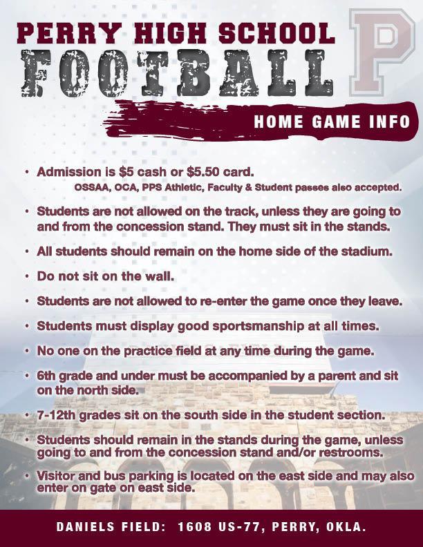 Home Game Guidelines