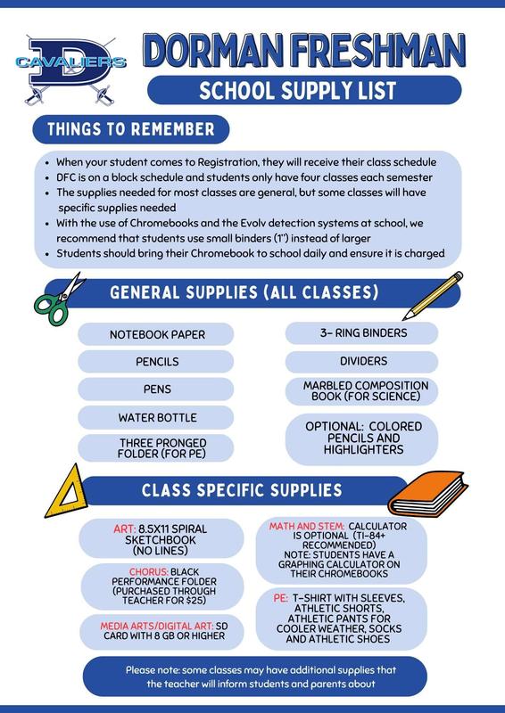school supply list