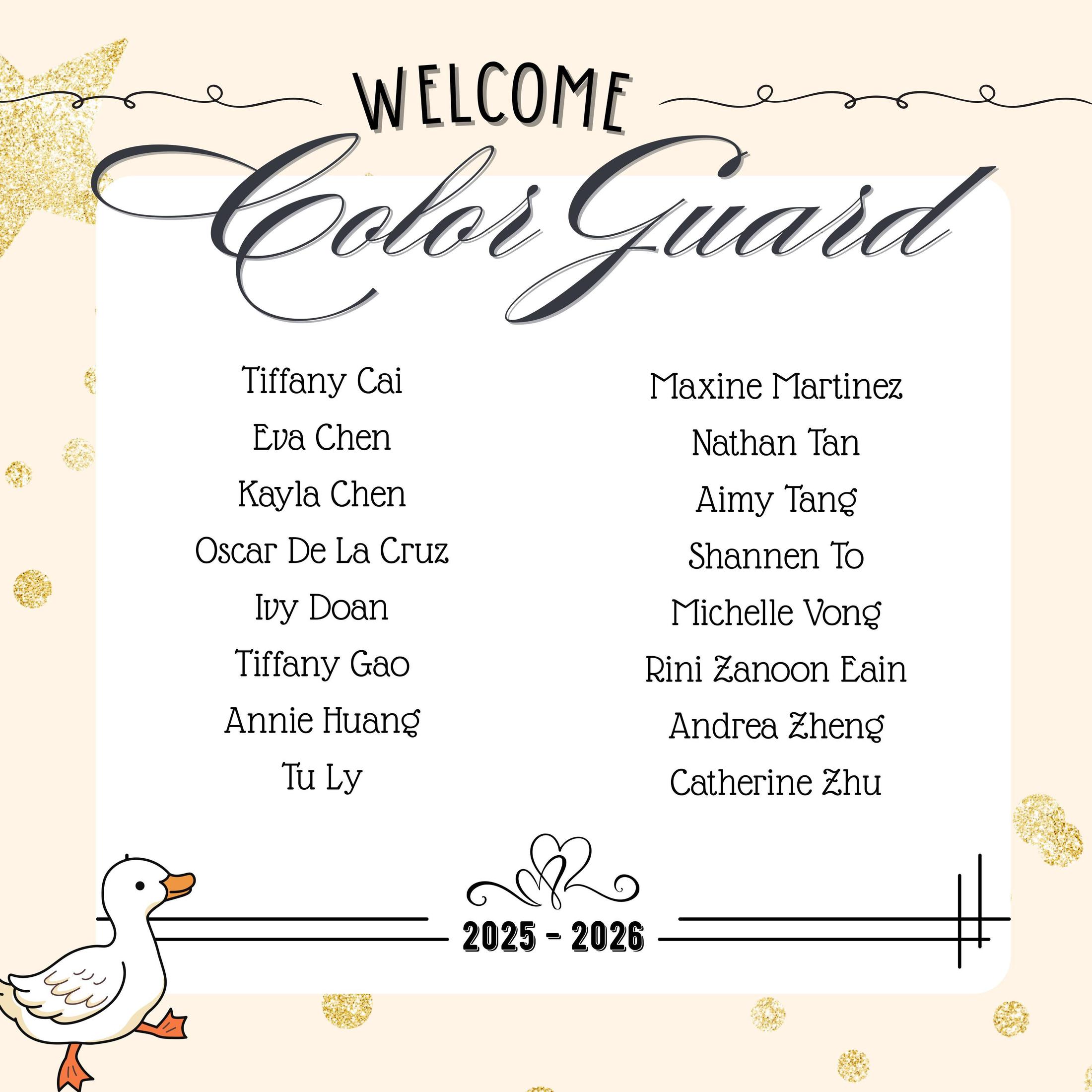 Color Guard Font
