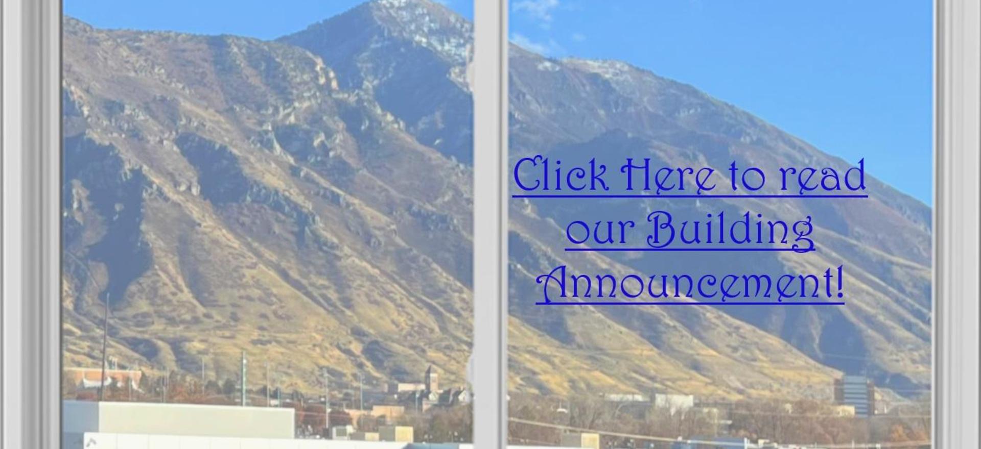 View of Mountain from our new building