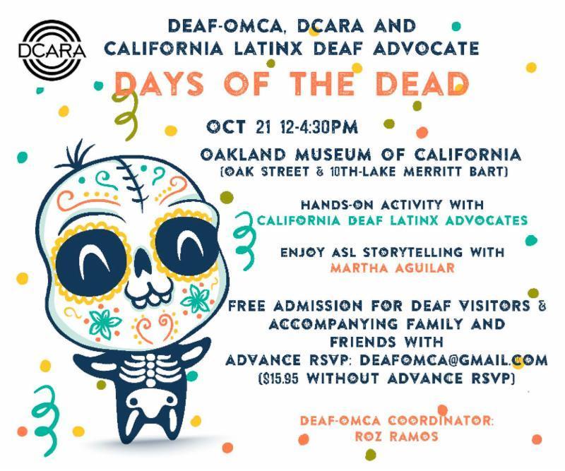 RSVP: deafomca@gmail.com