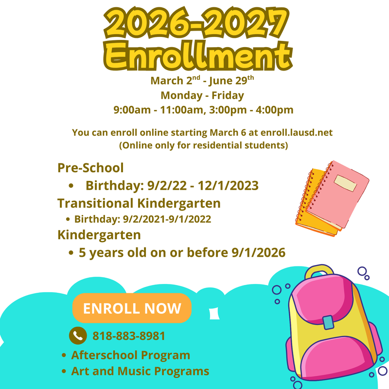 Interested in Enrolling for the 2026-2027 School Year? Thumbnail Image