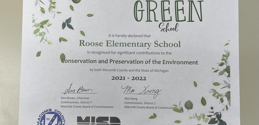 Michigan Green School Award