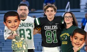 Coalers honor senior football player
