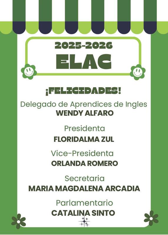 25-26 ELAC Officers