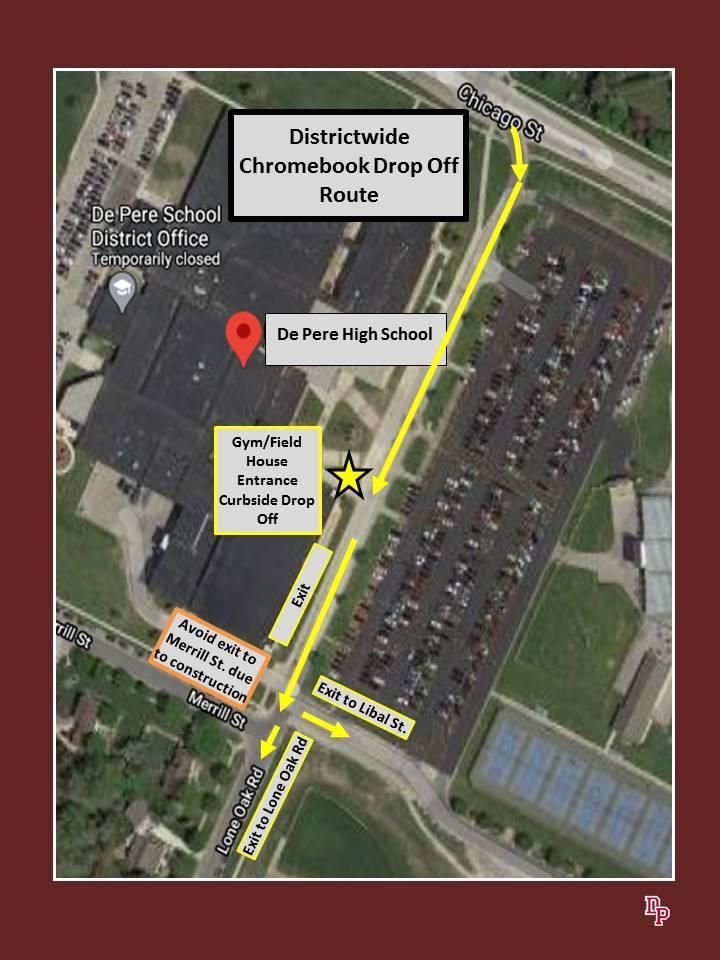 chromebook drop off route