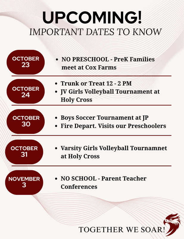 Upcoming Dates - October! Featured Photo