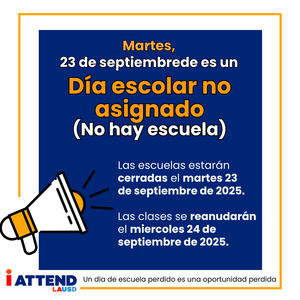 no school flyer spanish