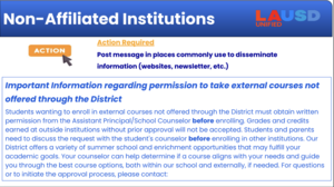 Non-Affilitaed Institutions