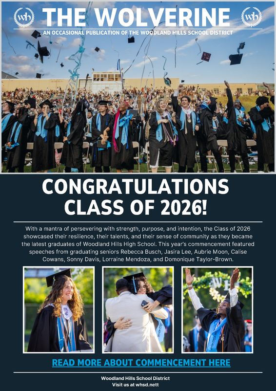 The first page of the Wolverine Newsletter