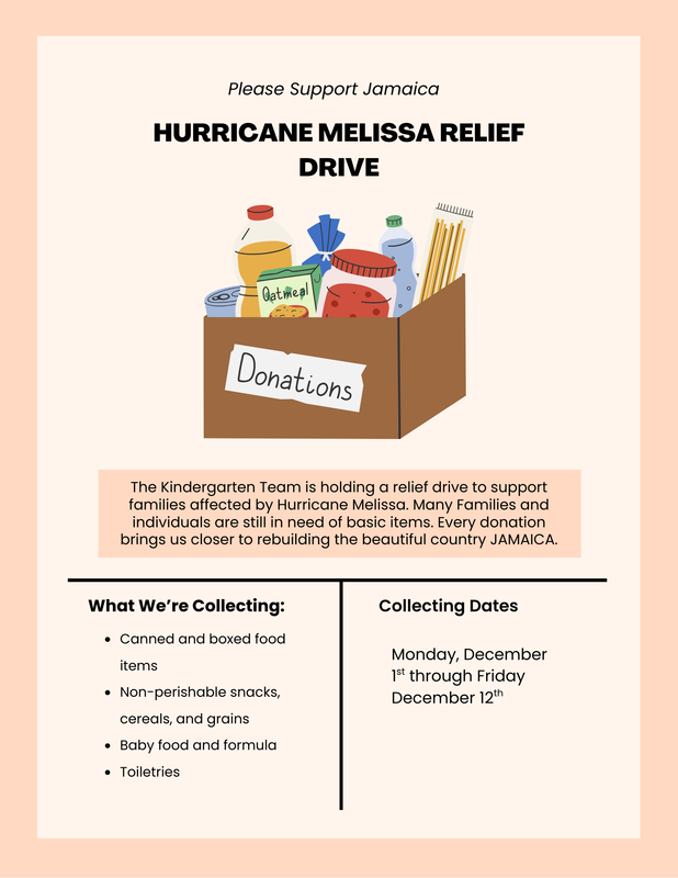 Hurricane Melissa Relief Drive