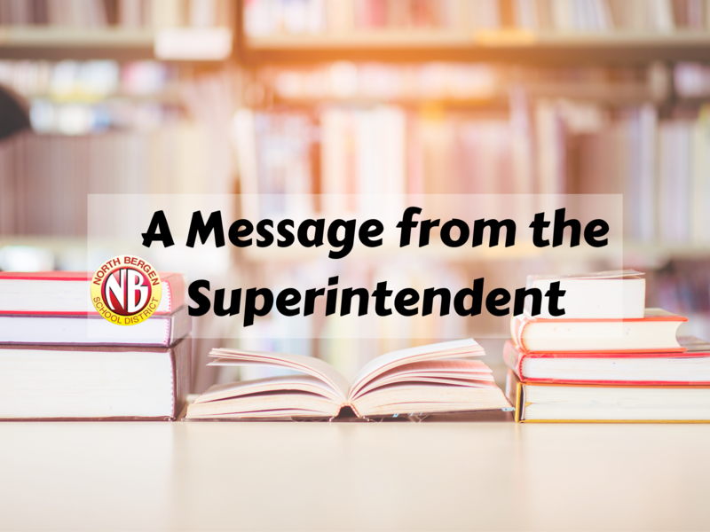 Message from the Superintendent