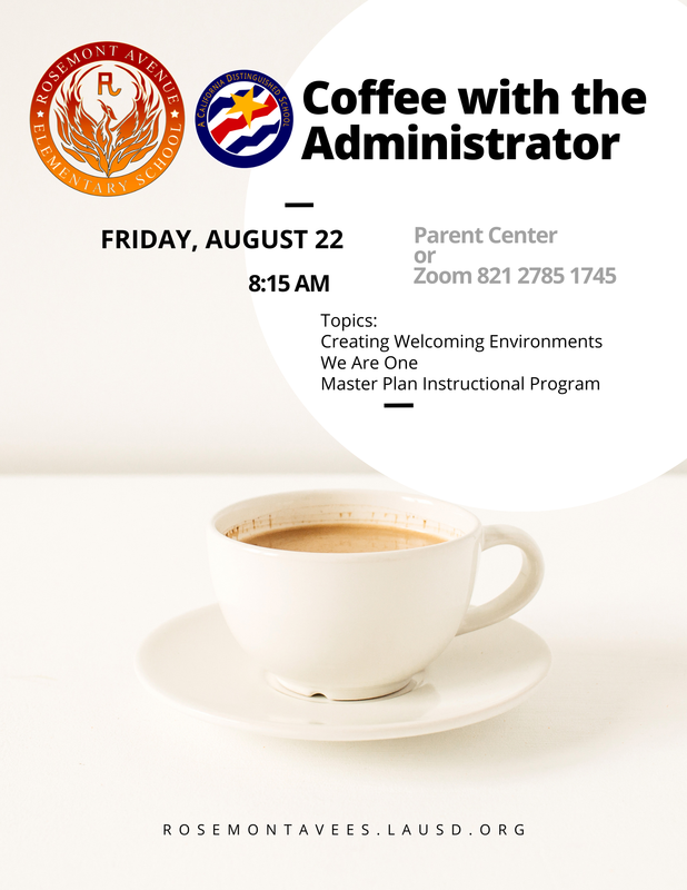 Coffee with the Admin