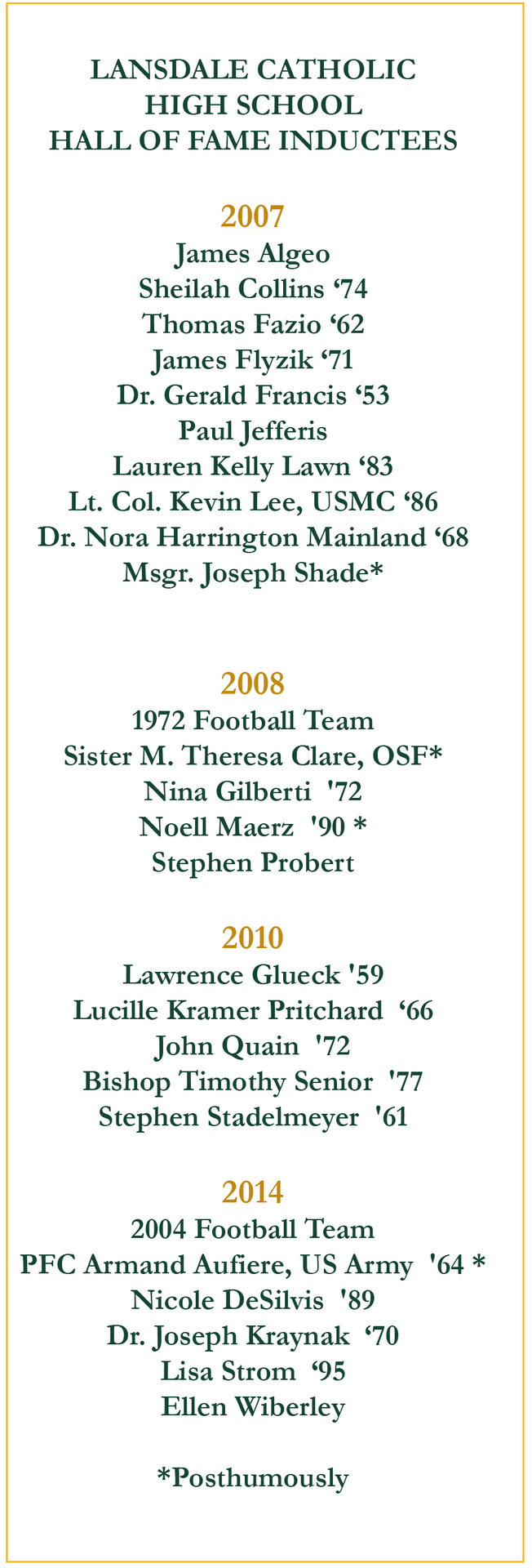 Inductees