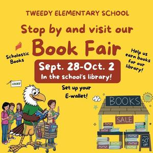 Book fair flyer for next week
