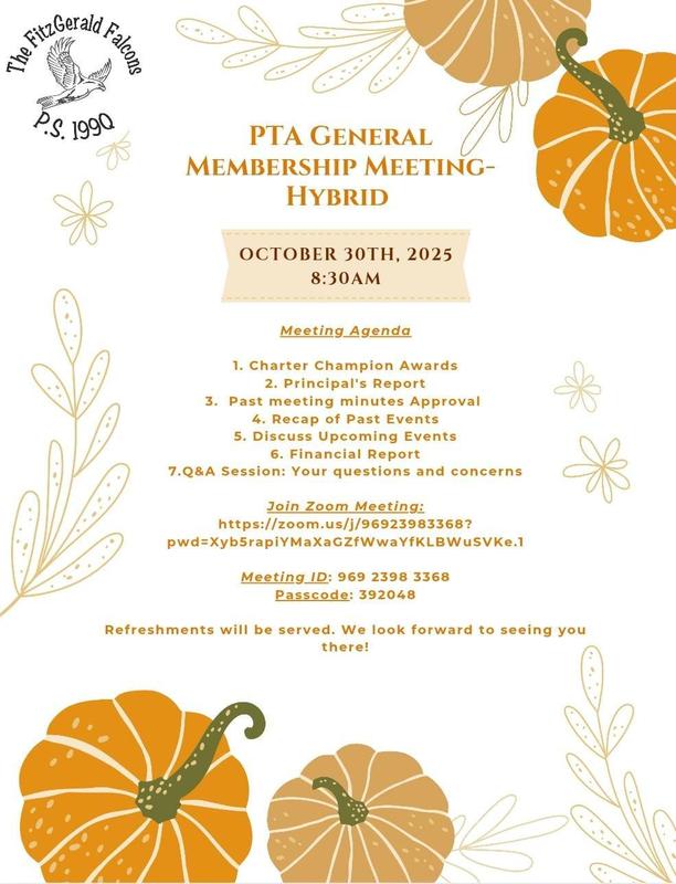 PTA October Flyer