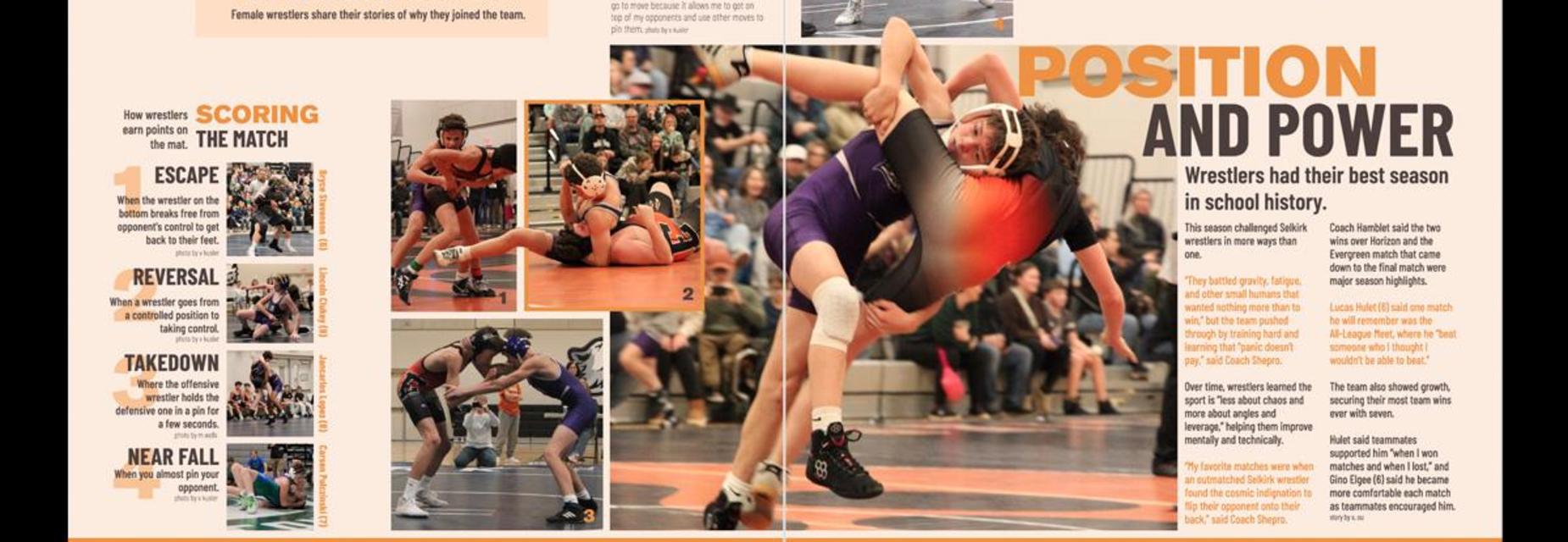 Yearbook spread