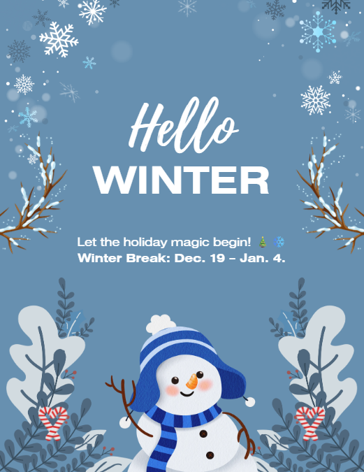 Winter Break Featured Photo