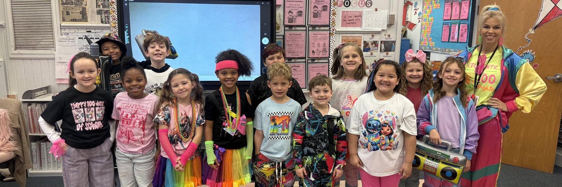 Decade day dress up for Homecoming at CES