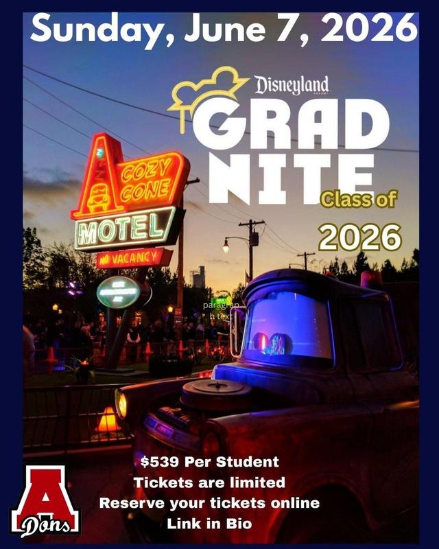 Class of 2026 Disney Grad Nite Trip Celebration Featured Photo