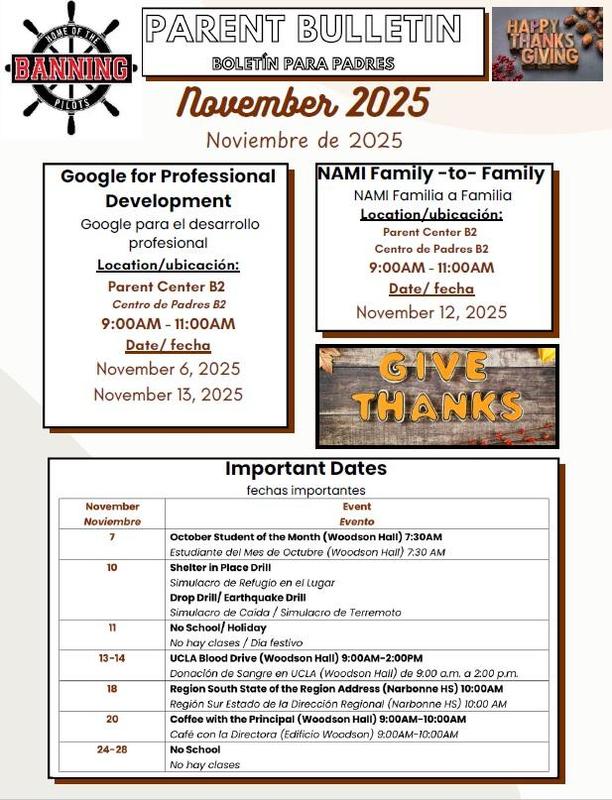 Parent Bulletin - November 2025 Featured Photo