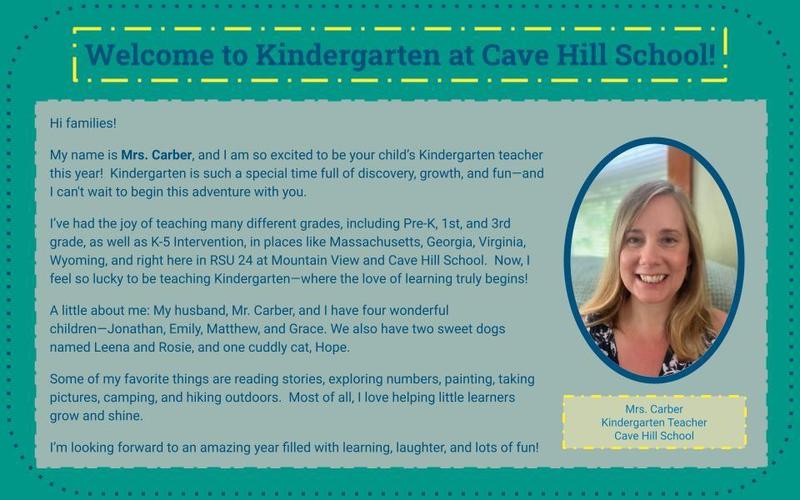 Meet our new Kindergarten teacher!!!
