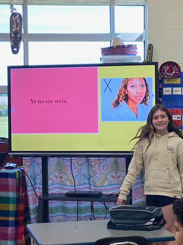 Seventh grade Español at CCMS
