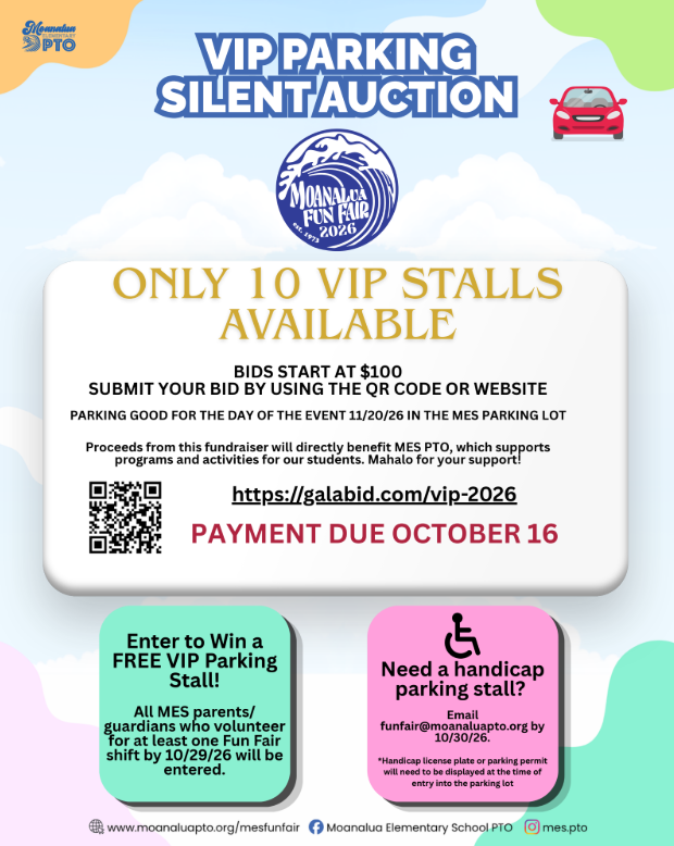 VIP parking