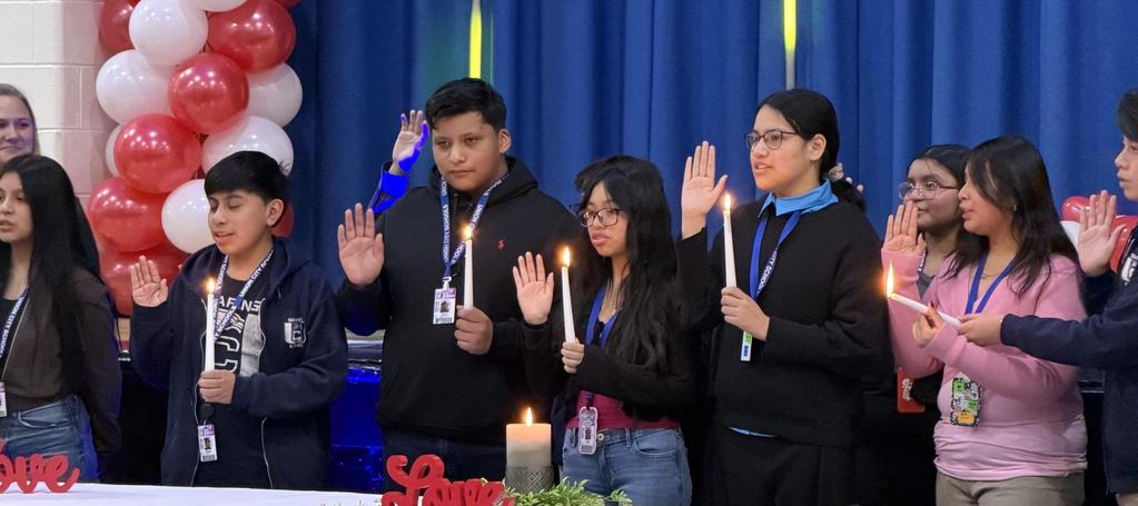 Union Hill Middle School Honor Society Ceremony