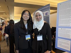 Students showcasing their project