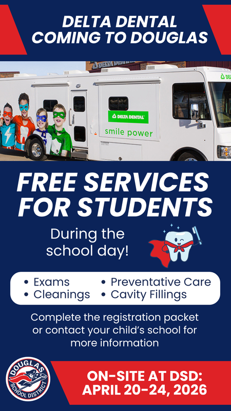 Delta Dental Truck coming to Douglas - April 20-24, 2026 Featured Photo