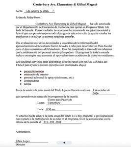 Title 1 Annual Meeting