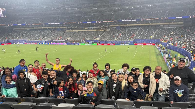 PS171Q Soccer Team, family members and staff go to the World Cup Game