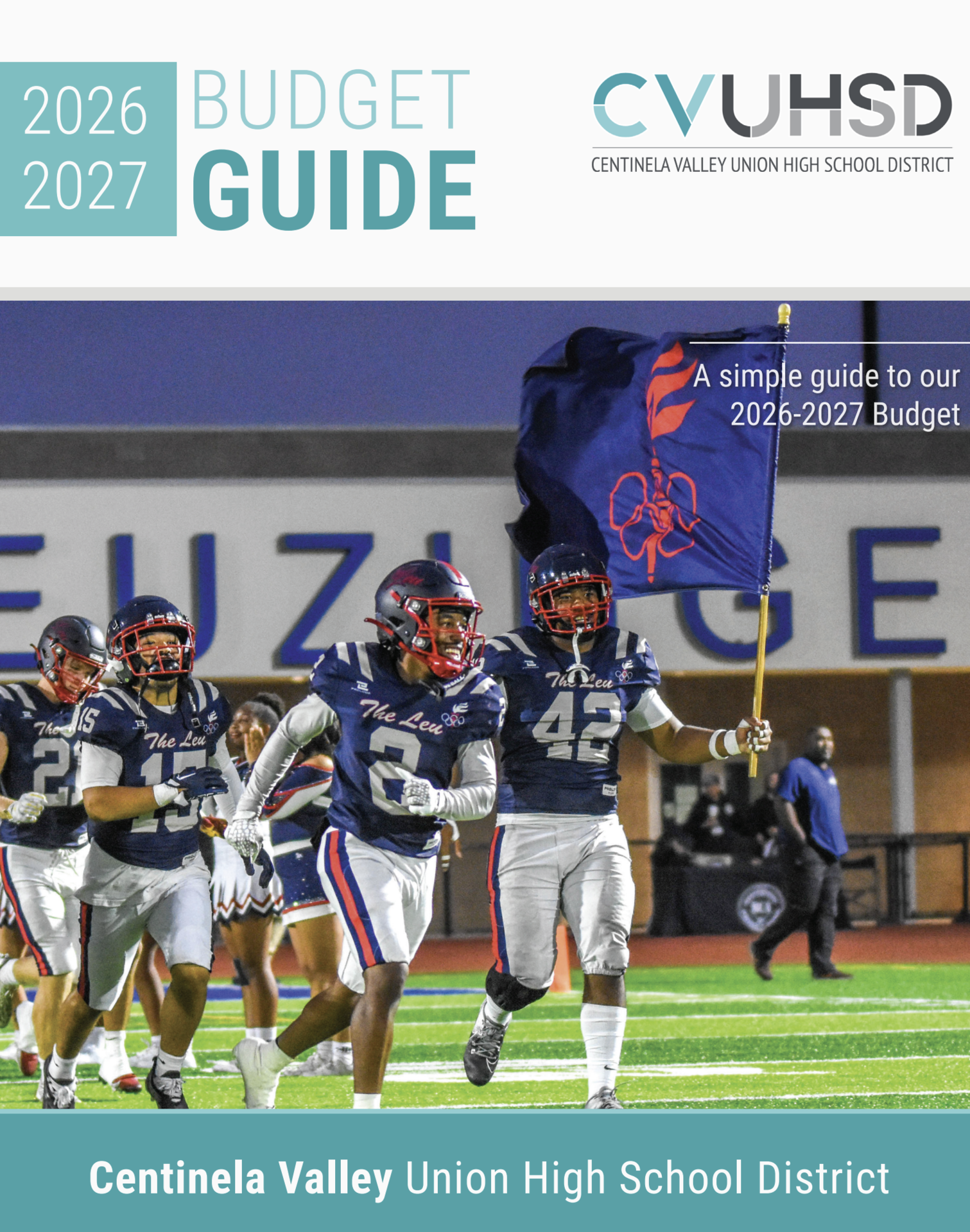 CVUHSD Budget Guide Cover