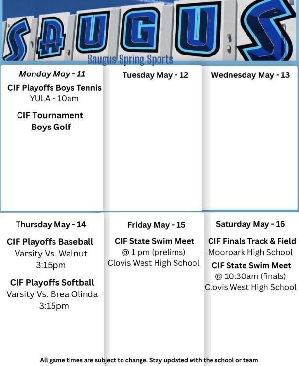 Sports this Week!