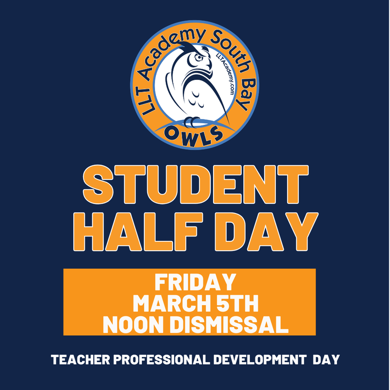Student Half Day/Teacher Work Day