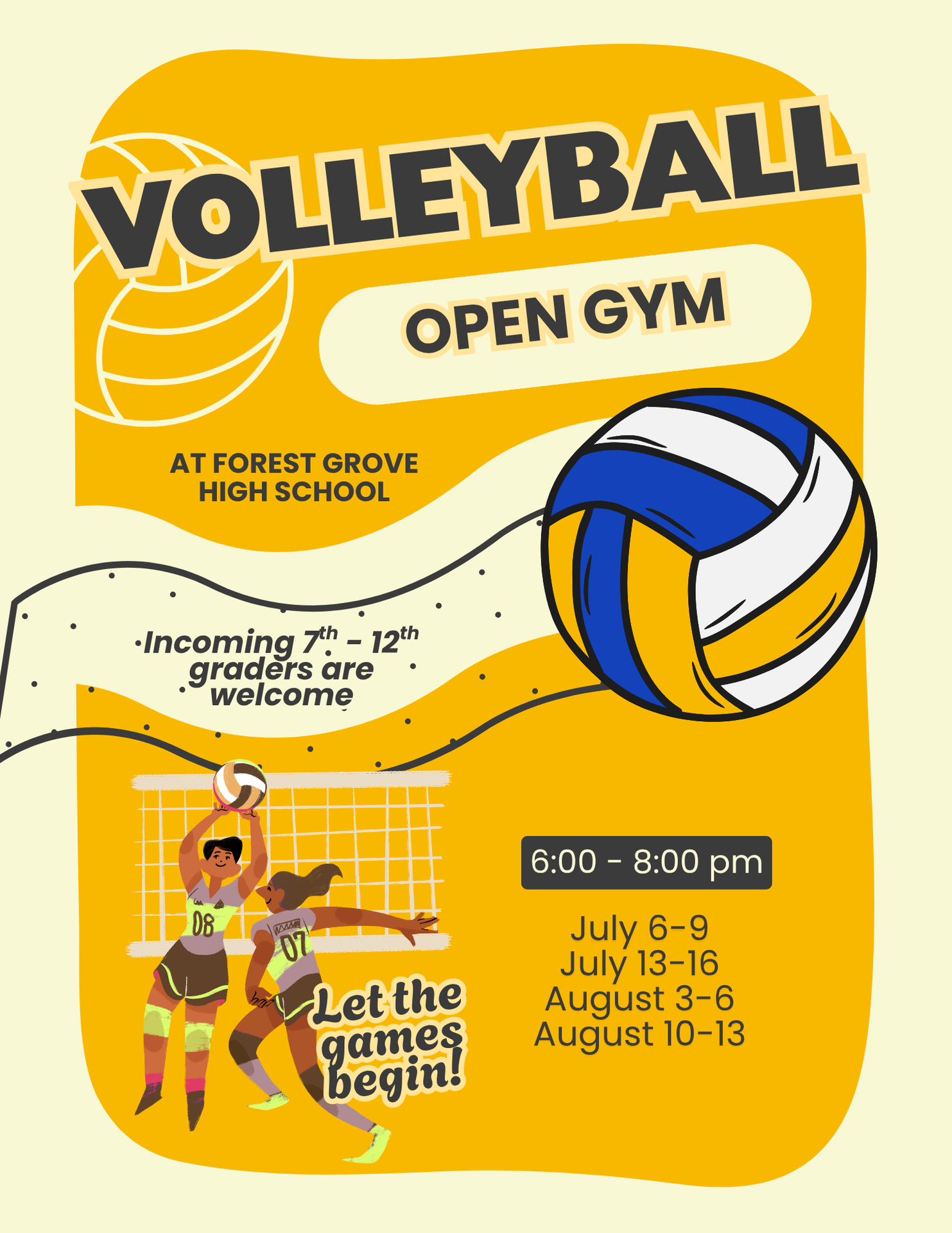 Volleyball Camp - English