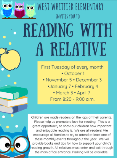 Reading with a Relative Flyer