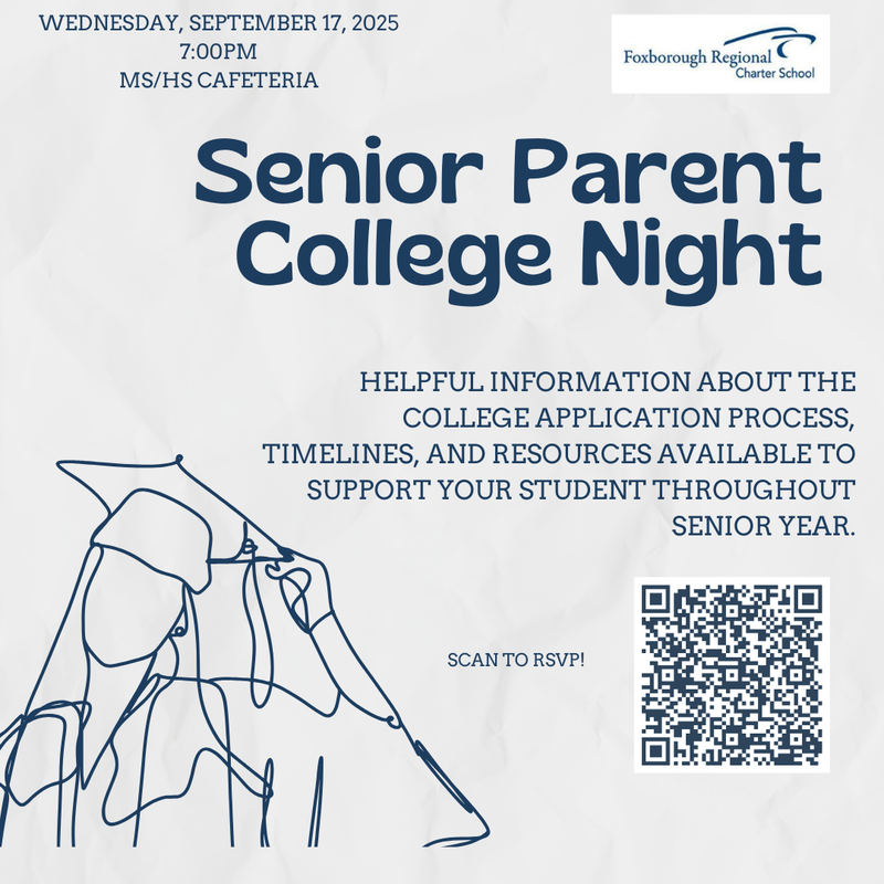 Senior Parent College Night Flyer