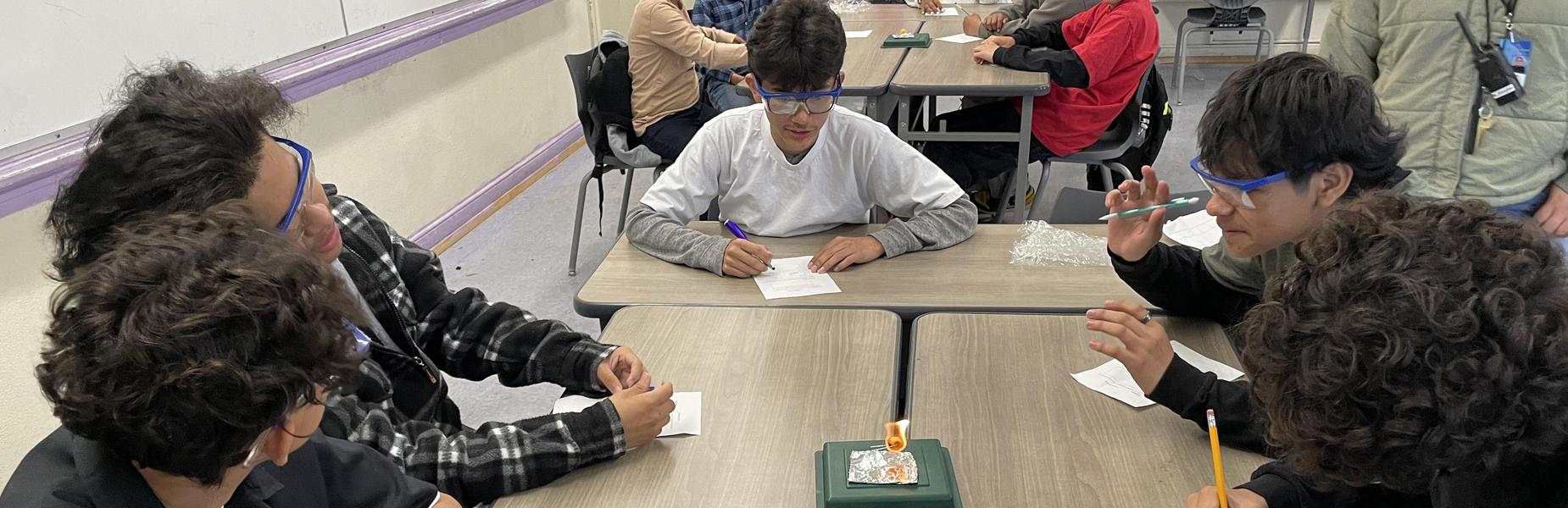 Scientists at work!
