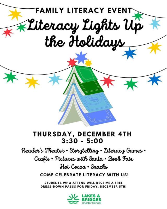 Title I Family Literacy Night - "Literacy Lights Up the Holidays"