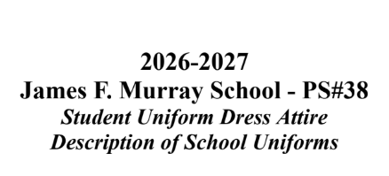 PS 38 K-8 Uniform Policy Featured Photo