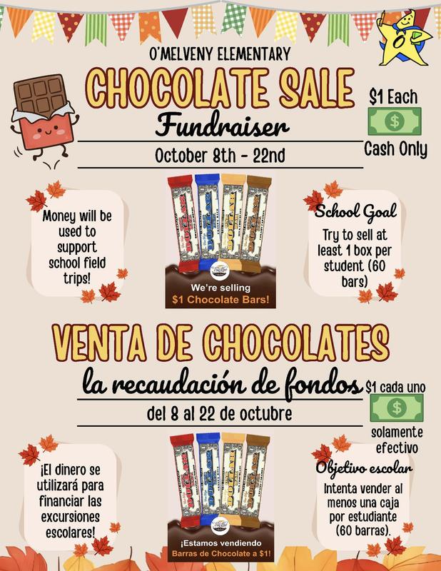 Chocoalte Sale Fundraiser Flyer