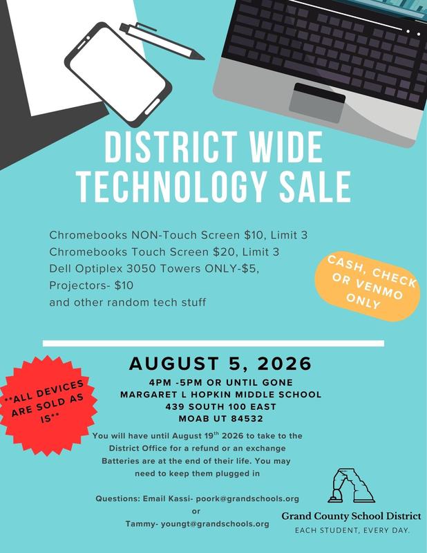 Summer Tech Sale Info Graphic