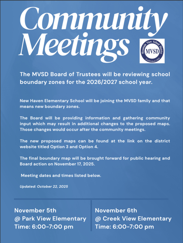 Community meeting flyer